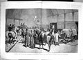 Old Antique Print 1882 Arrival Paddington Railway Station Hunting Horses 19th