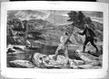 Antique Old Print Fine Art 1876 River Scene Fishing Angling Fishermen Sport