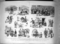 Antique Old Print 1882 Mediterranean Fleet Midshipmen Adventure Shore Hotels