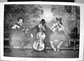 Antique Old Print 1903 Lively Measure Men Music Instruments Seymour Lucas 20th