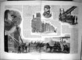 Antique Old Print 1888 Firemen Floating Steamfire-Engine Post Horses Eyre 19th