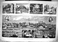 Antique Old Print 1881 York Castle Clifford'S Tower Walmgate Flaxman Etty 19th