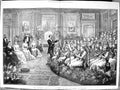 Antique Old Print Damaged 1890 Childrens Orchestra Performing Queen Windsor