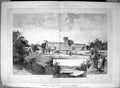 Antique Old Print Damaged 1897 Trentham Hall Duke Sutherland Architecture 19th