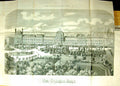 Old Large Rare 1859 View Tuileries Paris France Architecture Building Victorian