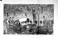 Old Print Large Rare 1897 Queen Jubilee School Children Constitution Hill 19th