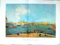 Old Print Large C1735-1744 Bacino Di San Marco San Giorgio Maggiore Italy