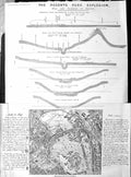 Antique Old Print Large Rare 1874 Map Regents Park Explosion London England
