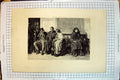 Original Old Antique Print Leaving Home Transport Railway Station Ramus Holl