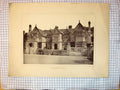 Original Old Antique Print Exterior Architecture Stibbington Hall Mansion House