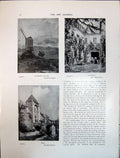 Old Art Journal 1908 Windmill Hopkins Courtyard Wilson Steer Moret Pa 20th