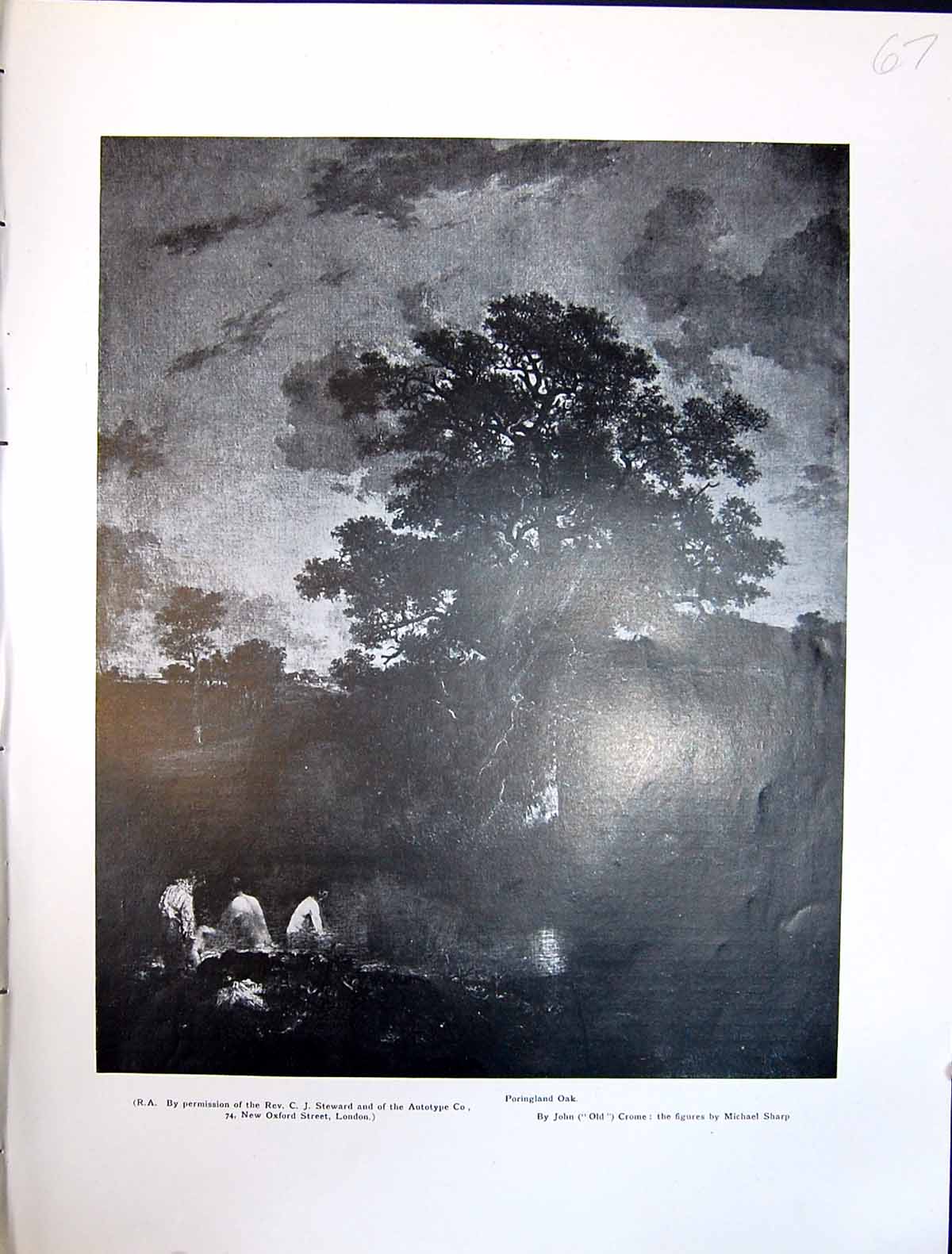 Old Art Journal 1908 Poringland Trees Nativity Adoration Kings Temple 20th
