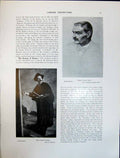 Old Art Journal 1908 William Strang Signor Zuloaga Blanche Herford Ha 20th