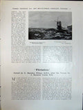 Old Art Journal 1908 Windmill Sea Creswick Luccombe Chine Trees Strea 20th