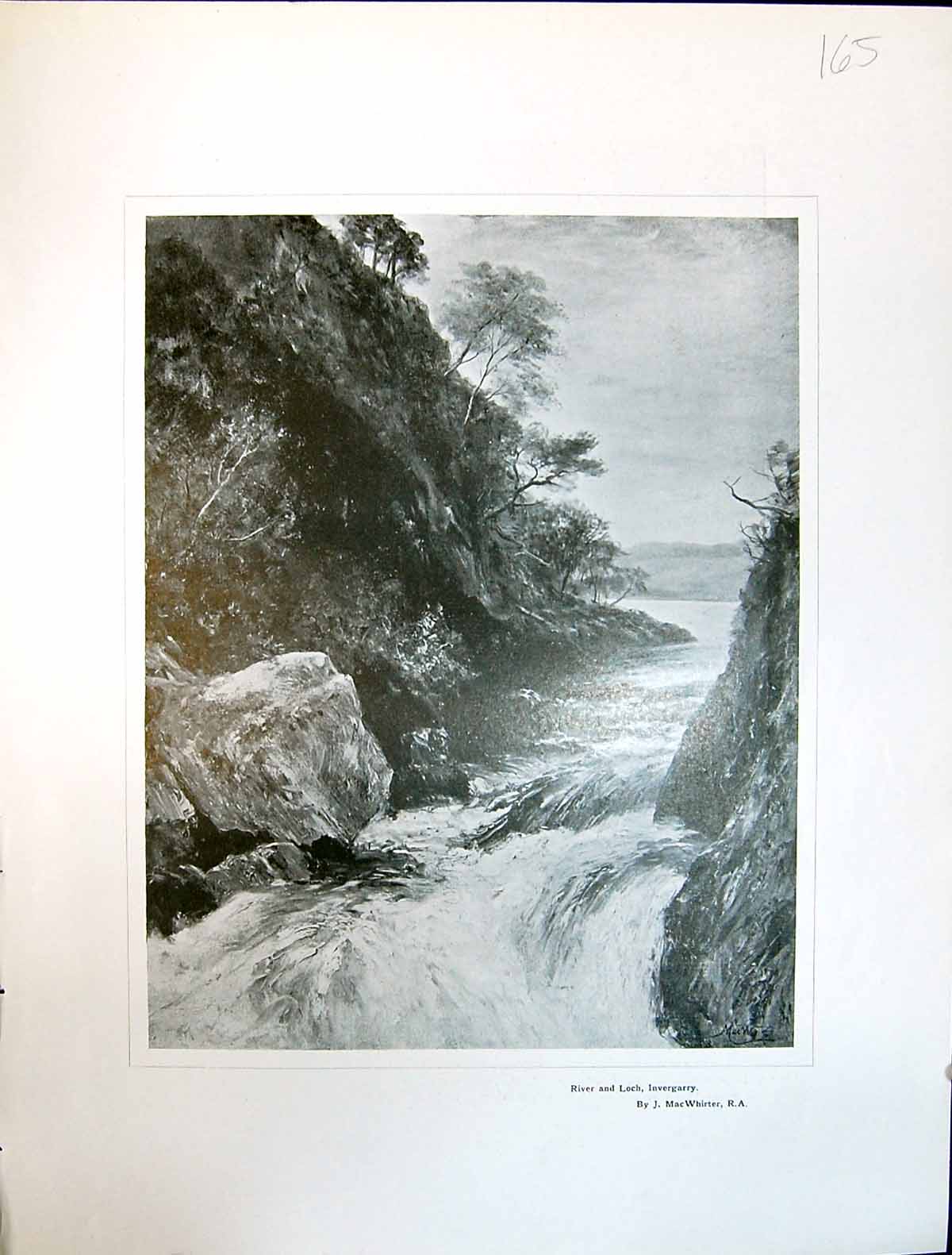 Old Art Journal 1908 River Loch Invergarry Ancient Farmyard Barn Geor 20th