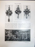 Antique Print Art Journal 1908 Tapestry Passing Venus GPendant Precious Sto
