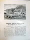 Old Art Journal 1908 Cottage Lergiechoniemore Rankin Loch Graignish M 20th