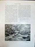Antique Print River Pass Melfort Countryside Scott Rankin Art Journal 1908 20th