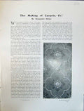 Old Art Journal 1908 Carpet Making John Crossley Millar Alexander Mor 20th