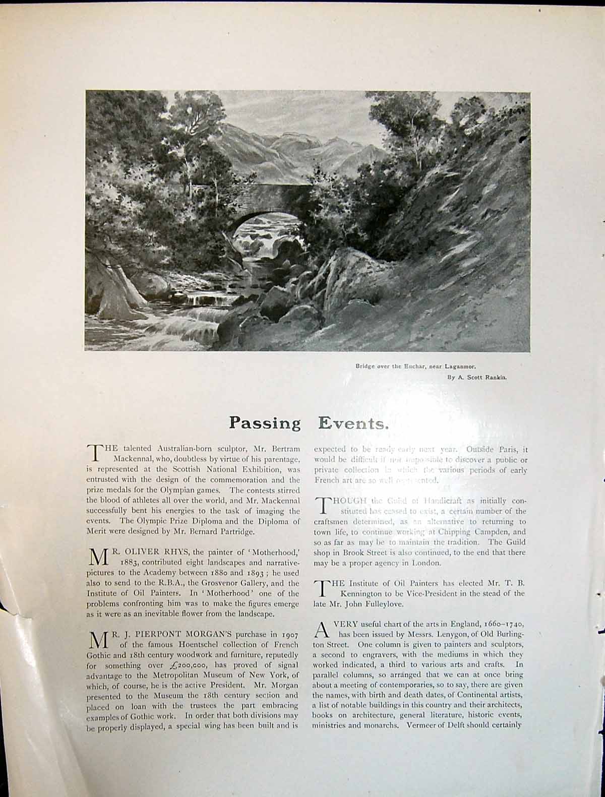 Old View Bridge Iver River Euchar Laganmor Scott Rankin Art Journal