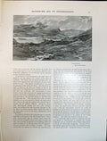 Old Art Journal 1908 Lochna Sreinge Mountains Rankin Foxes Cairn Scam 20th