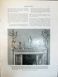 Old Art Journal 1908 Candelabra Gilt Bronze Louis Seize Commoed Ebony 20th