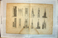 Old Chronological Series Towers Spires Albans Brixworth Ely Neots 182 19th