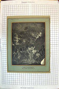 Antique Old Print The Elopement Runaway Ponce Baudouin Outdoor Night Scene