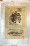 Antique Old Print 1855 Wounded Tars Sebastopol Flotilla Yenikale AzSea Ships
