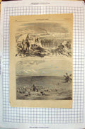 Old Antique Print 1855 Omar Pacha Turkish Kazatch Bay Arabat Putrid Sea Az 19th
