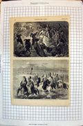 Old 1855 Before The Malakhoff Dore Kurdes Tribe Fording River Gagarin Victorian
