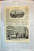 Old 1855 British Hospital Scutari Interior Julian Portch Patients Men Victorian
