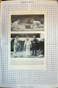 Old Print Jack Sea Scrubbing Cleaning Greek Cadet Seaman Bluejackets 1897 19th