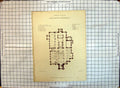 Original Old Antique Print Ground Plan Manchester Cathedral Worthington Young