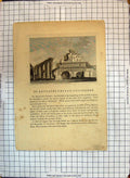 Original Old Antique Print 1772 Hooper Godfrey St. Botolph'S Priory Colchester
