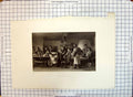 Original Old Antique Print Favourite Tune Men Ladies Music Instruments 1891