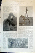 Old Telegraph Battalion Wire Adding Joints Post Office Volunteers 1899 19th