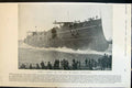 Antique Print HMS Niobe Being Launched 11000 Tons Displacement Barrow 1897