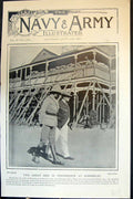 Antique Old Print Lord Kitchener Mr Cecil Rhodes Diamond City Kimberley 1900