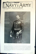 Antique Old Print Rear-Admiral Harry Hsworth Rawson CB Cape Good Hope 1897 19th
