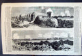 Old Print Trenches Battery Before Mamelon Position Russian Redoubts 1855 19th