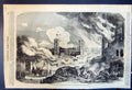 Antique Print Sebastopol Fired By Russians On Taking Malakoff Allied Forces