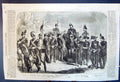 Antique Print Uniform Sardinian Army Dragoon Sapper Officer General Siers