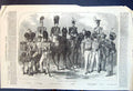 Old Uniforms English Army Scotch Infantry Horse Guards Artillery 1854 Victorian