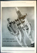 Antique Old Print Haig Whisky Why Be Vague Ask Haig Good Matured Whisky 1933