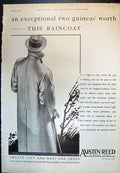 Old Print Austin Reed Regent Street Exceptional Two Guineas Raincoat 1932 20th