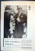 Old Print Austin Reed New Tailoring 151 Fittings Variations Menswear 1933