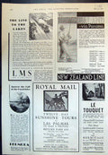 Antique Print New Zealand Line Royal Mail Tours Vauxhall Light Six Car 1933