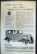 Old Vauxhall Light Six Standard Saloon Silver Fox Cubs Dartmoor 1933 20th