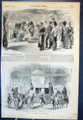 Antique Print Lord Stratford De Redcliffe Attempt Assassinate Napoleon 1855